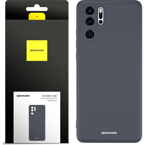 Étui en silicone Spacecase noir pour Huawei P30 Pro (1/5)