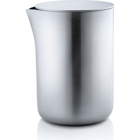Blomus "Basic e lattiera in Acciaio Inox con Coperchio, Misura Grande (1/4)