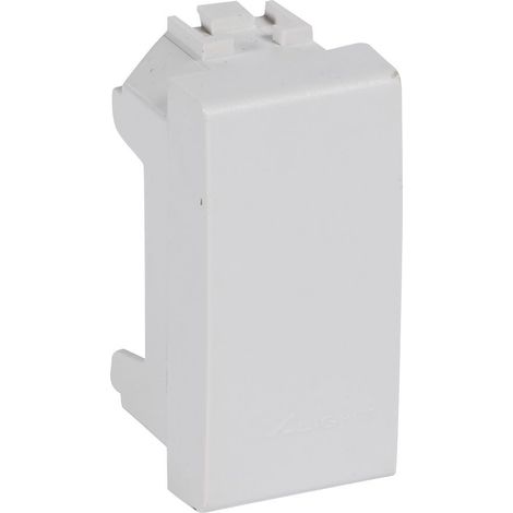 Obturateur avec bornes de repiquage Livinglight Blanc 2 modules BTICINO N4952