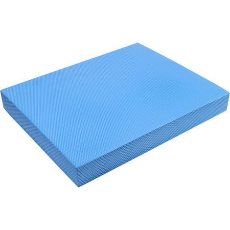 TPE-Schaumstoffkissen für Balancetraining, flache Unterstützung, weiche, hochelastische Trainingsmatte, Yogamatte, Fitnessmatte, azurblau (1/5)