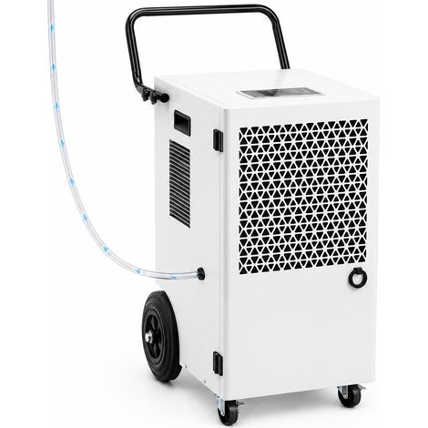 Industriel Déshumidificateur d'Air Électrique: 120 L/ Jour avec Pompe Adapté Jusqu'à 300 m² / 600 m³ Minuterie 24h Drainage Jusqu'à 5 m Idéal Pour Sous-Sols Garages Buanderies Salles de Bain (1/5)