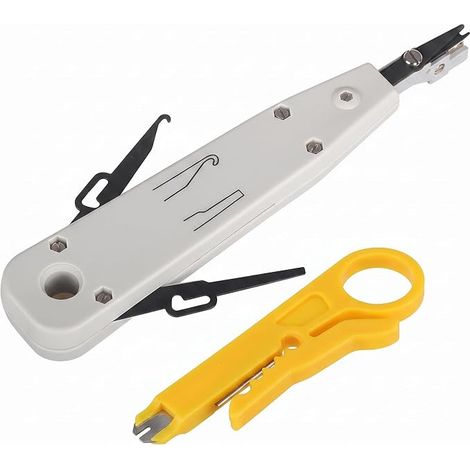 Laying Tool with Wire Cutter Network Insert Kit for RJ45 CAT6 CAT7 (1/5)