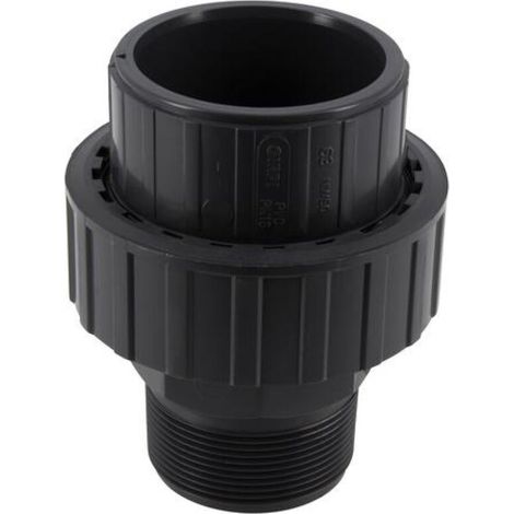 Raccord d'évacuation PVC Ø63 mâle 50/60 femelle à coller – Pression nominale 16 bars – Longueur 49mm – Pour réseaux d'eau froide