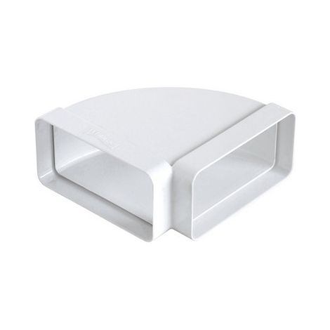 CURVA ORIZZONTALE FF IN ABS PER TUBO RETTANGOLARE mm 150x70 FIRST