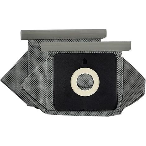 Lot de 2 sacs d'aspirateur, filtre anti-allergène, puissance d'aspiration élevée et durable, filtre d'échappement de purification d'air, durée de vie 50 % plus longue, convient pour Haier ZW1200-201 Z (1/5)