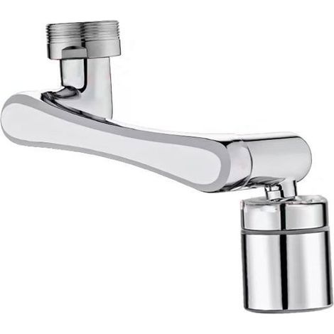 Aérateur de robinet extensible - Neuf - Robinet à bras robotisé - Double sortie entièrement en cuivre YYV (1/4)