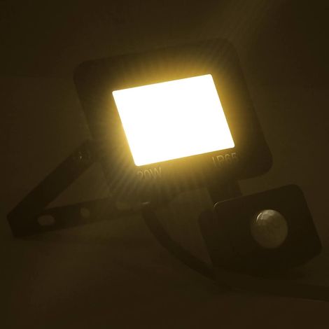 Projecteur à LED avec capteur 20 W Blanc chaud CFW438939 (1/5)