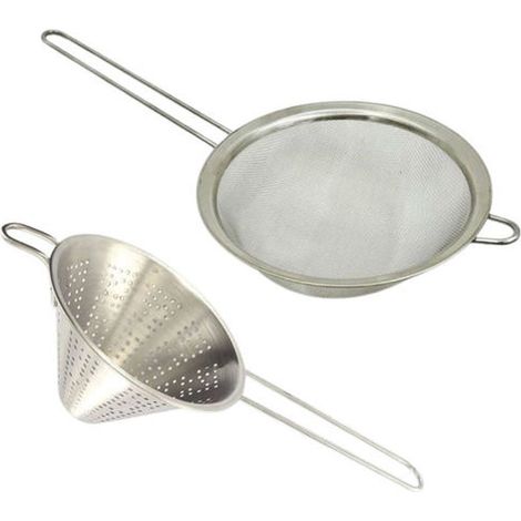 Duo Passoire tamis 19 cm et Chinois conique 30 cm (1/4)