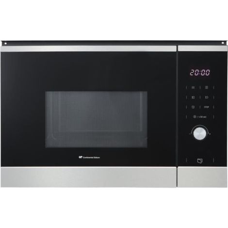 Micro ondes encastrable - CONTINENTAL EDISON - CEMO25GINES - Noir Inox L59,5 x H38,8 x P40,1 cm - 25L (1/5)