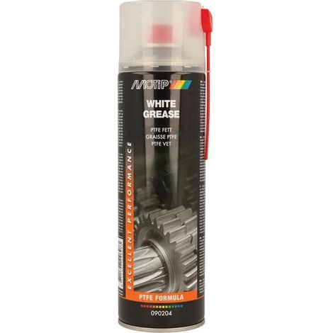 MOTIP White PTFE Grease Aerosol Spray - 500ml (1/3)