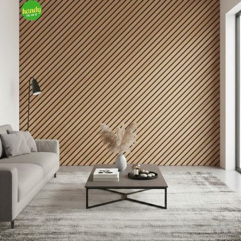 Pannello acustico Atlas 60x60cm Teak 4pz
