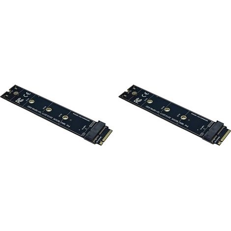 Kompatibel mit (2013, 2014, 2015, 2017) A1465 A1466 12+6-Pin SSD zu M.2 Adapterkarte KEY-M NVMe Adapterkarte 2x SSD-Konverter (1/3)