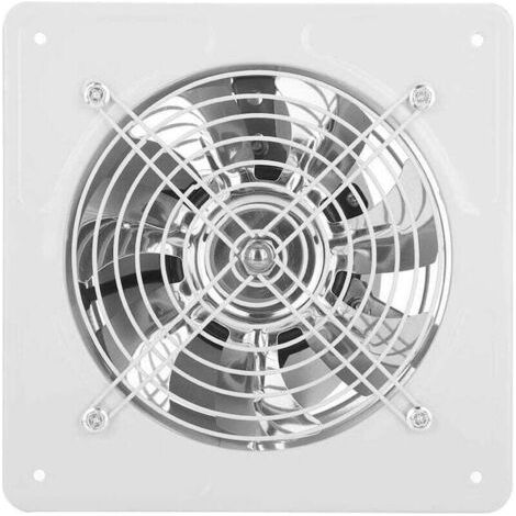 Pair Ventilateur d'Extraction 6 Pouce Extracteur d'Air Ventilation Murale Silent pour Salle de Bain Garage Cuisine 40W 220 V Ventilo 1100m3 / H Débit d'Air et 50  60 dBA