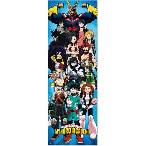 Porta poster my hero academia tutti i personaggi