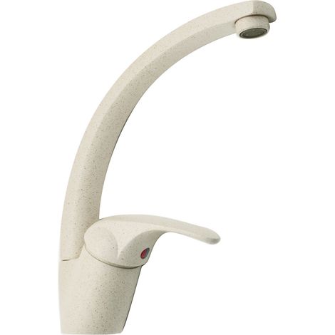 Rubinetto miscelatore lavello monocomando canna alta granito serie marzia girevole (1/2)