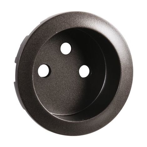 LEGRAND CÉLIANE ENJOLIVEUR PRISE DE COURANT 2P+T GRAPHITE - 067912