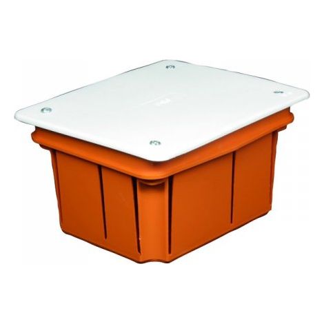 Cassetta Di Derivazione Da Incasso Muro IP40 Con Coperchio e Viti 119X96X70mm FAEG FG10210
