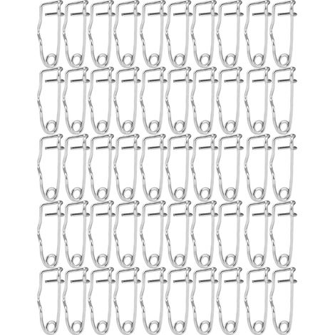 50 Sicherheitsnadeln, Nadeln, Broschen, Verschlüsse, Näh- und Bastelwerkzeuge aus Metall (32 mm)