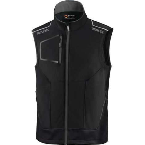 GILET DA LAVORO ILLINOIS- - tg.XL - nero grigio - 1 pezzi SPARCO (1/2)