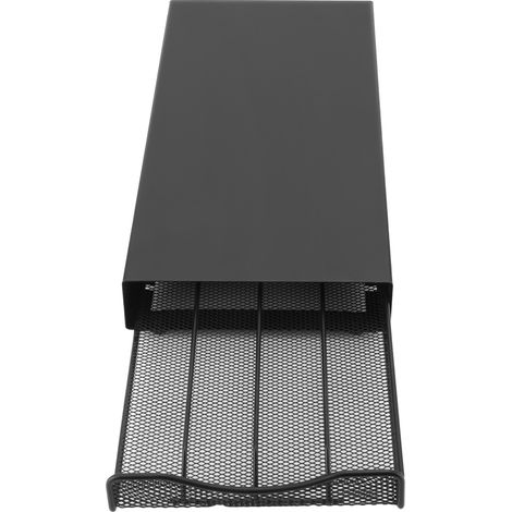 Support pour capsules de café, rangement pour 40 capsules, tiroir organisateur noir YZ1384, étagère à pods