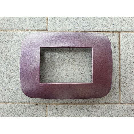 Plaques Plaques Compatibles Avec Les Trous Colorés De La Série Axolute Bticino Violon Métallisé