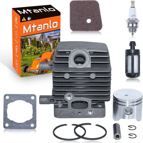 34mm Cylinder Piston For Stihl FS75 FS80 FS85 HT70 HS80 HS85 KA85 SP81 SP85 HT75, Cylionder, Piston Kit, Fuel Filter, Air Flter, Spark Plug, Cylinder Gasket (1/5)