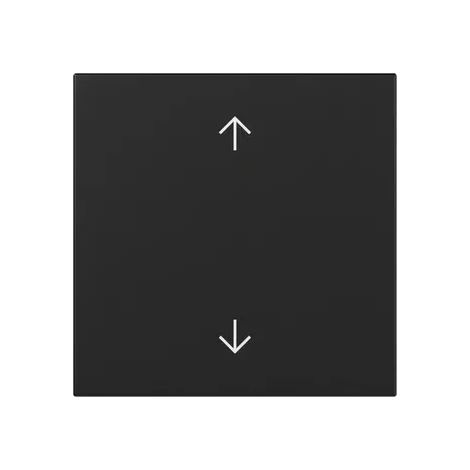 Gira Tasto bilanciere frecce System 55 Nero m [3616005], 3616 005