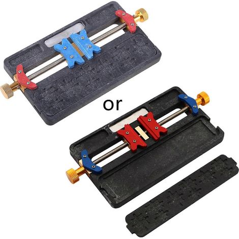 Plateforme de travail pour support de carte de circuit imprimé de téléphone, positionnement BGA et réparation de cartes de circuits imprimés (1/5)