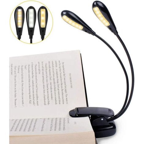 14 lumières 9 vitesses 1,2 source lumineuse LED lampe de lecture charge protection des yeux pupitre de musique, (1/5)