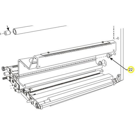 Cuscinetto a manicotto flangiato Zebra, Nyliner, diametro interno 0,251", diametro esterno 0,2965", profondità di penetrazione 0,406", 49168
