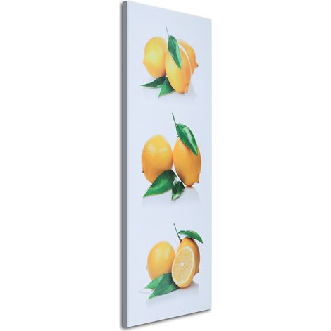 Tableau sur toile Citron Fruits 30x90 (1/5)