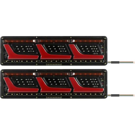 Luces traseras de coche de 24 V, intermitentes, luces de posición laterales, luces de freno, luces de marcha atrás... (1/5)