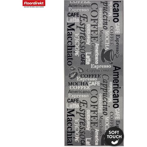 Teppich-Läufer nach Maß Coffee Grau  80 x 450 cm