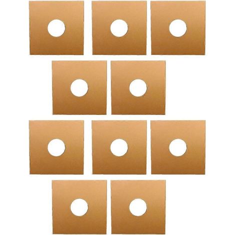 Lot de 10 pochettes pour disques vinyles - Pochettes de protection pour albums LP - Sacs de rangement en papier kraft composite pour disques vinyles C (1/5)
