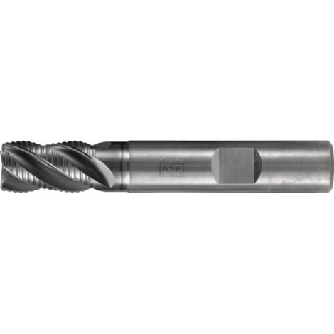 PFERD TOOLS Fraise VHM Ø10 mm, 4 arêtes, avec denture d’ébauche, 1,5xDC, chanfrein 0,3 mm, revêtement AlCrN, queue HB, universelle