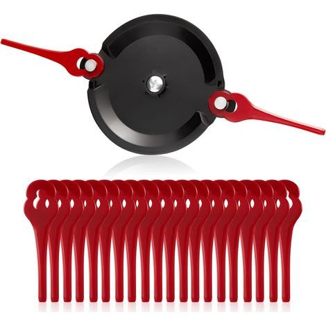 1 Disque De Coupe - 20 Lames Rechange - Vis Fixation - Nylon Renforcé Fibre Verre - Pour Débroussailleuse Sans Fil Florabest FRTA 20 A1 FAT 18B2 FAT 18B3 (1/5)