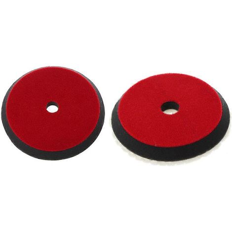 Tampon de polissage en laine douce de 180 mm (7 pouces) pour voiture, usage professionnel, mélange de couleurs