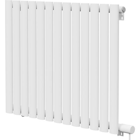 Boone White 600mm x 780mm Horizontal Electric Single Panel Radiator (1/5)