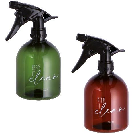 1 Pezzo Spruzzino Vaporizzatore in Plastica Color 500 ml 2 Colori Disponibili (1/2)