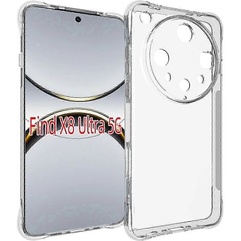 Coque de téléphone ultra-résistante, antidérapante et épaisse en TPU pour OPPO Find X8 (1/4)