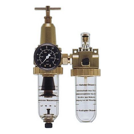 Unità Di Manutenzione, 2 Elementos, Filettatura Di Connessione : G 3/8 Pollice, Flusso A 6 Bar 2,8-35 M³/H, Larghezza : Nominale Dn 6, Altezza : 230 Mm