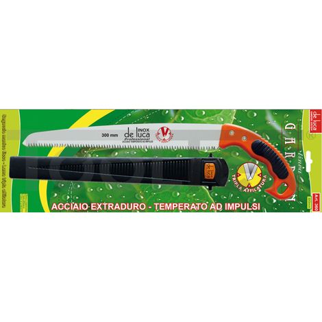 SEGA SEGACCIO POTA POTATURA 300mm ACCIAIO DRITTA FISSA CON FODERO DE LUCA