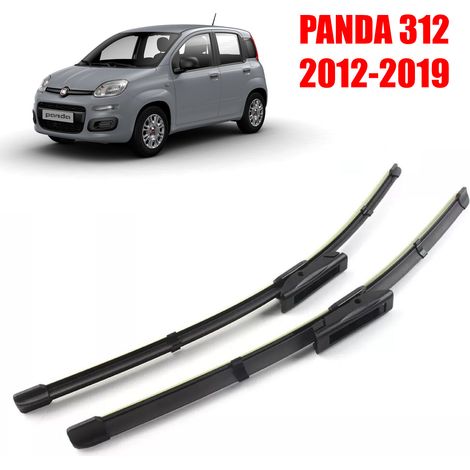 DISCORAMA® KIT 2 SPAZZOLE TERGICRISTALLO ANT FIAT PANDA (312) DAL 2012-2019 600MM+380MM (1/5)