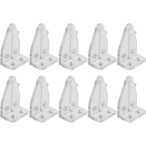 CCYKXA Set of 8 clear plastic bottom hooks for Venetian blinds - Replacement for horizontal blinds