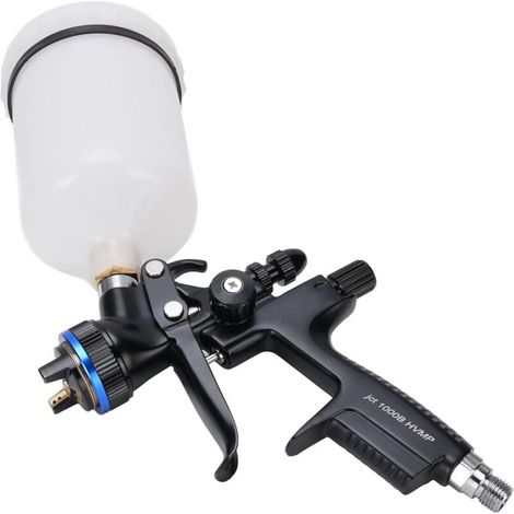 HVLP – outil de pulvérisation 1000B, tasse de 600ml, buse de 1.3mm, Kit de pulvérisation de peinture à Air avec brosse de nettoyage pour murs de meubles et portes