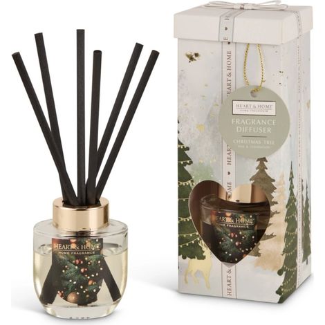 Diffuseur à bâtons Sapin de Noël Heart and Home en boîte cadeau (1/2)