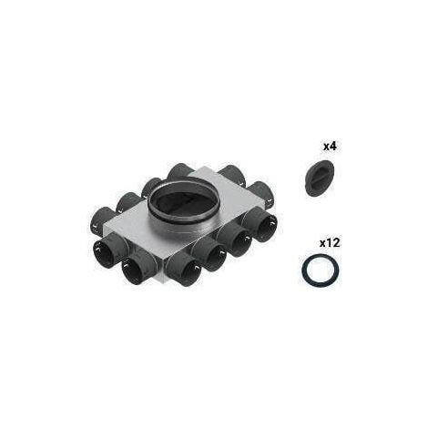 Spiroflex Vent Clear W2 boîte de répartition isolée acier
