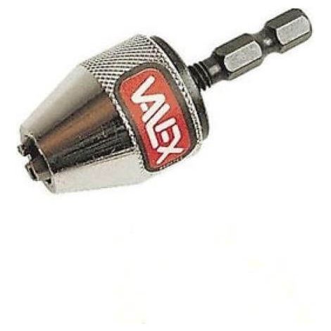 Valex Mini portabrocas autoajustable para destornillador de 1/4"