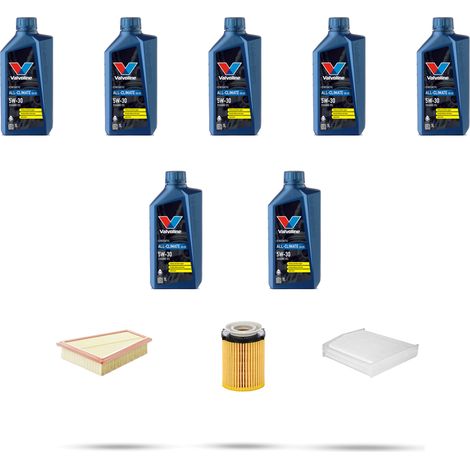 Kit tagliando 3 FILTRI e 7L OLIO compatibile con Mercedes Classe A (W176) A220 135kw dal 2014 (1/5)