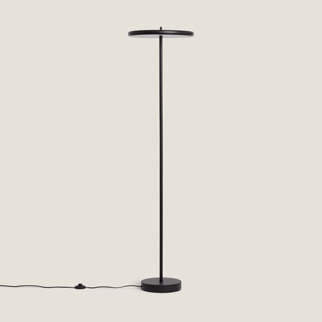 Lampada da Terra LED 24W Metallo CCT Selezionabile Meisel Nero (1/5)